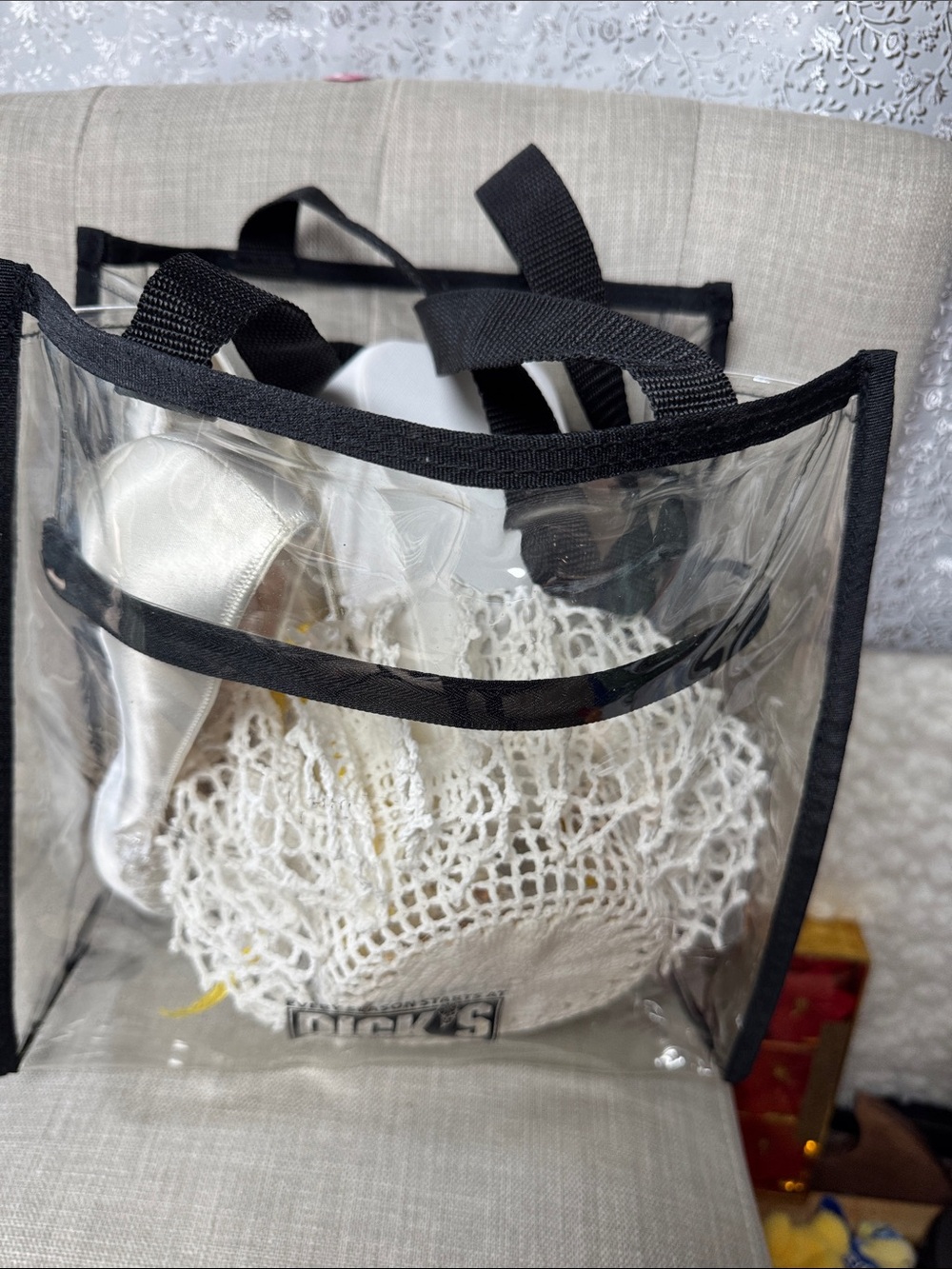 White and Yellow Crochet Women's bridal set. - Picture 10 of 10